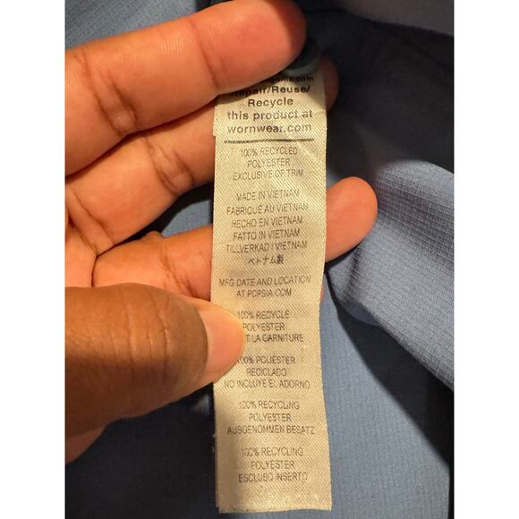 Patagonia Men’s Short Sleeve Button Up Shirt XXL Blue Outdoor Fishing Travel - Picture 4 of 7